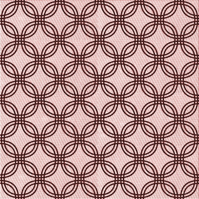 Ahgly Company Tapis d'Intérieur Lavable en Machine Carré Transitionnel Marron Rouge, 8 Pieds Carré