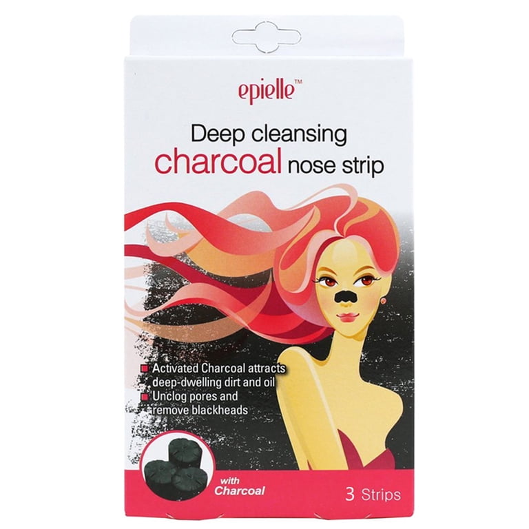 3 Pc Blackhead Remover Nose Strips Charcoal Deep Cleansing Peel