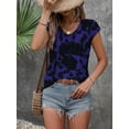 thumbnail image 4 of Zeagoo Flowy Tank Tops for Women Casual Eyelet Summmer Tops Cute Loose Fit V Neck Casual Cap Sleeve Shirts, 4 of 5