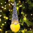 thumbnail image 4 of Adorno Navideño de Muñeco Sin Rostro de Papá Noel con Purpurina Xihbxyly, 4 of 6