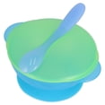 thumbnail image 3 of Cuencos Para Bebés, Juego Seguro De Cuencos Con Ventosa Para Bebés, Cubierta Antipolvo, Resistente Al Calor Con Tapa Y Cuchara Para Bebés, 3 of 7