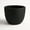 Black, variant on LeisureMod Dahlia Mid-Century Tapered Round Planter, Fiberstone & MgO Clay, Indoor/Outdoor Plant Pot