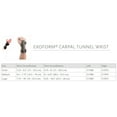 thumbnail image 4 of Exoform Carpal Tunnel Left Wrist Support 517085 Medium 1 Each, Black/Blue, 4 of 5