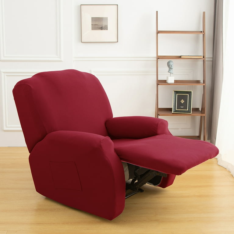 Red recliner slipcover new arrivals