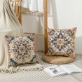 thumbnail image 5 of Boho Pillow Covers 18x18 Set of 4 Throw Pillow Covers Farmhouse Decorative Cushion Cases for Sofa Couch Living Room Outdoor Home Decor, 5 of 6