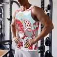 thumbnail image 5 of Cauagu Christmas Print Men's Sleeveless Muscle Shirts,Tank Tops Quick Dry Workout Tank Top Gym Muscle Tee Fitness Bodybuilding T Shirt for Men-3X-Large, 5 of 7