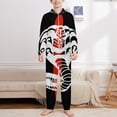 thumbnail image 2 of Cobra Kai Pajamas One Piece Hooded Union Suit Onesie PJs Sleepwear, 2 of 7