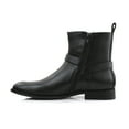 thumbnail image 4 of Polar Fox Rhett MPX806078 Memory Foam Chelsea Boots with Strap and Buckle, in Black, Men's Size 6.5, 4 of 8