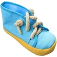 thumbnail image 2 of PawfectPals Interactive Squeaky Safe Funny Bite Resistant Eliminate Destructive Behavior Chew Shoe Toy (Blue High Top), 2 of 6
