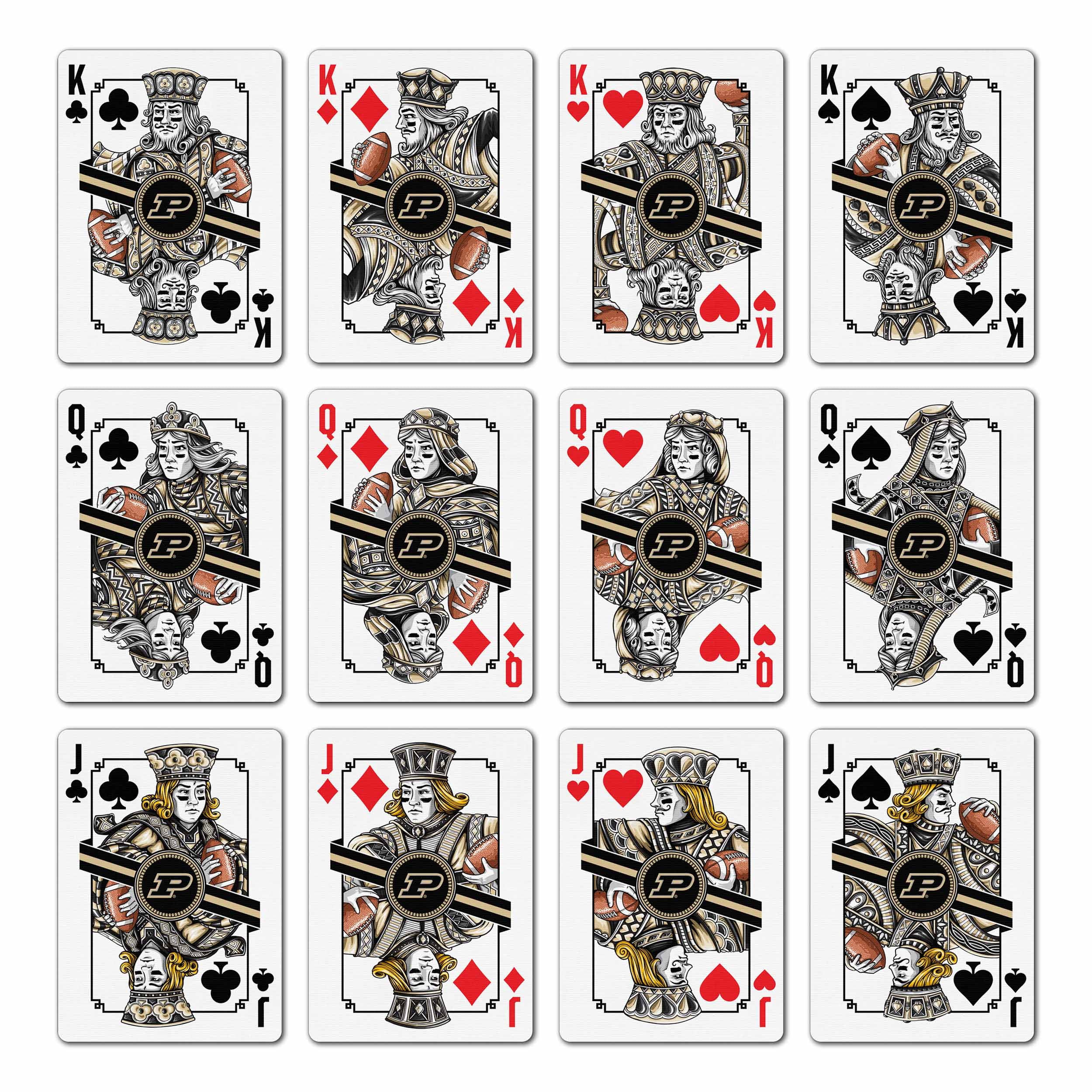 YouTheFan NCAA Purdue Boilermakers Classic Series Playing Cards