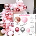 thumbnail image 1 of Kit de guirnalda de arco de globos ZHAOCHENG rojo dorado 109 piezas, 1 of 5