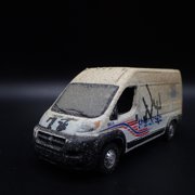 Open Box 2017 RAM PROMASTER SPRINTER VAN DC METRO POLICE GRAFFITTI 164 DIECAST MODEL CAR