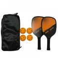 thumbnail image 1 of CNKOO Pickleball Paddles  Pickleball Set of 2  USAPA Graphite Pickleball Racket  Lightweight Pickle Balls Equipment with 4 Balls and Portable Carry Bag, 1 of 3