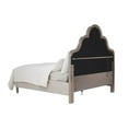 thumbnail image 6 of Michael Amini Malibu Crest Queen Scalloped Panel Bed - Porcelain/Chardonnay, 6 of 13
