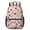 Pink Baseball Gear, variant on Gray Pink Baseball Stitches Pattern 17" School Backpacks for Teens,Waterproof Oxford Fabric,S-Shape Padded Straps for School,Travel,Hiking,Camping