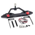 thumbnail image 3 of Parachoques trasero de metal perfecl con grilletes y 2 luces LED para coche Axial SCX10 90046, 3 of 9