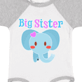 thumbnail image 4 of Inktastic Big Sister elephant Girls Baby Bodysuit, 4 of 5