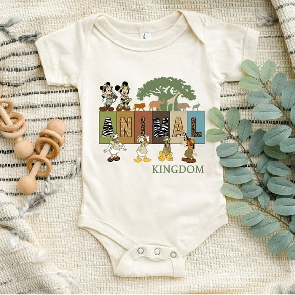 Animal Kingdom Shirt Kids, Animal Kingdom Baby Bodysuit, Safari Baby Shower Gifts, Cute Baby Onesie, BABY BODYSUIT LAT 4424