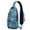 Sky-blue-122, variant on Crossbody Sling Backpack for Women Men Cute Cartoon Shark Pattern Shoulder Sling Crossbody Casual Chest Bag for Travel Sports Running Hiking