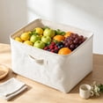 thumbnail image 5 of Fmbmuo Foldable Storage Basket With Handle , Storage Containers For Clothes Diamond Art Storage For Wardrobe Shelf Nursery Bedroom Living Room, 5 of 6