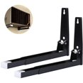 thumbnail image 2 of 2 Pieces Stainless Steel Microwave Stands, Microwave Stand With Extendable Arm, Microwave Shelf Wall Mount, For Kitchen, 2 of 3