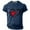 03 Dark Blue, variant on Weiqiqre Mens Shirts Baseball Game Day T-Shirt Fun Printed Retro Baseball Pattern Casual Short-Sleeved top