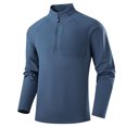 thumbnail image 2 of Awdenio Men's T-shirts Golf Running 1/4 Zip Pullover Quarter Zip Breathable Soft Touch Athletic Workout Gym Casual Pullover Sweater Top, 2 of 6