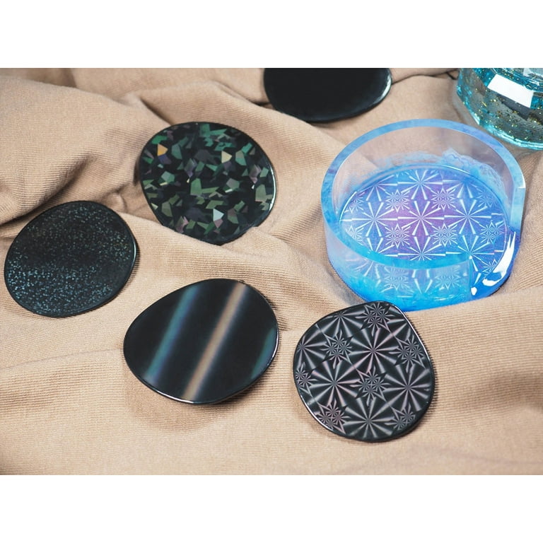 Holographic Coasters Silicone Mold, Sea Animals Mould