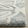 thumbnail image 3 of SAFAVIEH Cambridge Luanne Geometric Wool Runner Rug, Gray/Blue, 2'6" x 8', 3 of 10