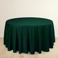 thumbnail image 2 of BalsaCircle 132 in Hunter Green Scuba Polyester Round Tablecloth Party Linens Events Reception Decorations Supplies, 2 of 8
