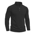 thumbnail image 3 of Trikvn Men's Quarter Zip Pullover Shirts Long Sleeve Mock Neck Slim Fit Athletic Tops Casual Lightweight Activewear Sweaters for Golf Workout Running and Daily Wear, 3 of 6