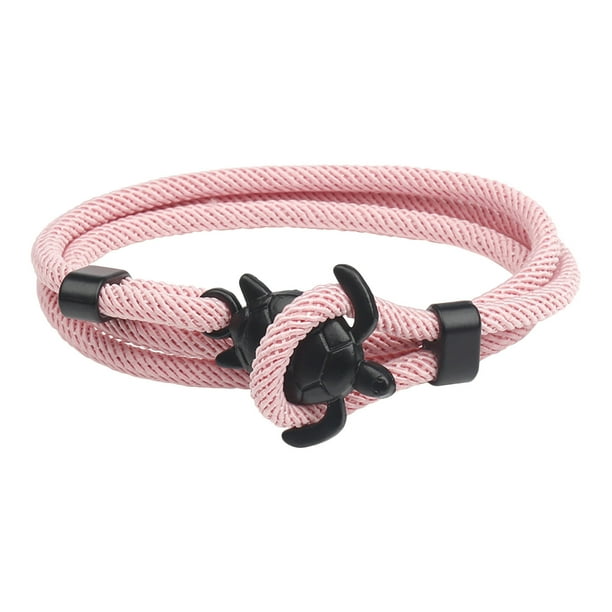 Pulseras para mujer, regalos para mujer, serie Milan Line, pulsera de tortuga para pareja, pulsera de hombre con correa de mano roja