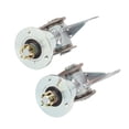 thumbnail image 4 of Cojinete de cubo de rueda delantera de 17 mm con 3 pernos, brida de dirección, eje de muñón para neumáticos de 5 pulgadas, karts, ATV, cuatrimotos, 4 of 14