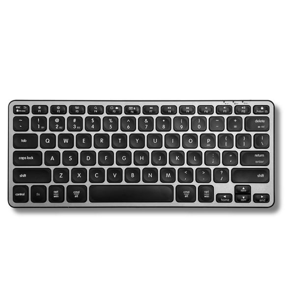 Macally Bluetooth Keyboard for Mac - Premium Multi Device Keyboard - Compatible Apple Wireless Keyboard for MacBook Pro/Air, iMac, iMac Pro, Mac Mini, Mac Pro, iPad, Laptop, and PC