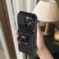 thumbnail image 2 of Motorola Wallet Phone Case - TPU+PC, Hidden Card Slot, Ring Kickstand, Heavy Duty Shockproof, 2 of 6