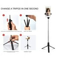 thumbnail image 6 of SHELLTON Selfie Stick Tripod Desktop Stand For iPhone Samsung Smartphones Wireless Bluetooth Remote White, 6 of 7
