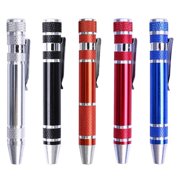 Multipurpose Pocket Screwdriver Tool Set 8 Head for Precisions Device Maintenance Electronics Repairing Tools
