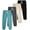 Cameo Blue, variant on Boys' Sweatpants - 4 Pack Basic Cozy Active Fleece Jogger Pants with Pockets (4-20)