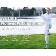 thumbnail image 5 of AHUSIR Women's Walking Shoes Arch Support Orthotic Breathable Tennis Sneakers for Plantar Fasciitis Pain Relief US 5.5-11, 5 of 9