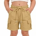 thumbnail image 2 of Umfun Girls' Multi-Pocket Cargo Shorts with Drawstring Waist - Durable Summer Utility Shorts for Outdoor Hiking & Casual Daily Wear, 2 of 8