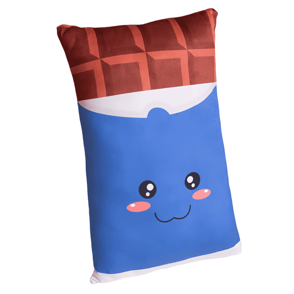 Fun Food Stuffed Plush Pillow Cute Chocolate Multifunctional Cushion-Creative Home Decor Pillow-11''