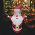 thumbnail image 2 of Papá Noel Inflable Yuyangstore Decoración Navidad 110 cm x 140 cm, 2 of 8