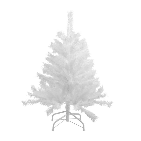 Northlight Full Icy White Spruce Artificial Christmas Tree - 4' - Unlit