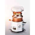 thumbnail image 5 of DCIGNA Mini olla de arroz de 1,2 l, lonchera eléctrica, viajes, pequeña olla antiadherente extraíble, función de mantener el calor, adecuada para 1 a 2 personas, para cocinar sopa, arroz, guisos,, 5 of 5