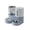 Blue, variant on Njoeus 2-in-1 Pet Feeder, Food and Water Dispenser, Twin Bowl for Cats Dogs Brings Complete Feeding Solution with Dual Bowls for Puppies and Felines in Gray