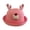 Watermelon Red, variant on Lispipm Girls Straw Sun Hat Cartoon Antlers Vacation Caps Summer Bucket Hats Kids Outdoor Camping Cap with Foldable Short Brim Blue 1-4 Years