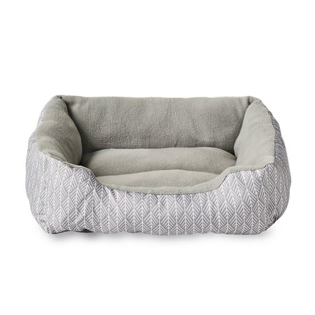 Vibrant Life Cuddler Pet Bed, Small, 19" x 15", Grey