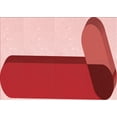 thumbnail image 1 of Ahgly Company Tapis Rectangulaire d'Intérieur Lavable en Machine Rose Pastel Transitionnel, 7 Pieds x 9 Pieds, 1 of 7