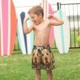 thumbnail image 4 of FORMRS Boys Swim Trunks Quick Dry Mesh Liner Boardshorts Sizes XS-XL, Flowers and Dog, 4 of 7