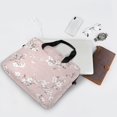 thumbnail image 5 of Laptop Bag Laptop Briefcase 15.7 x 3 x 11.8 Inches Laptop Bag Briefcases Laptop Storage Travel Laptop Bag Work Laptop Bag Pink Cloth Flowers, 5 of 8